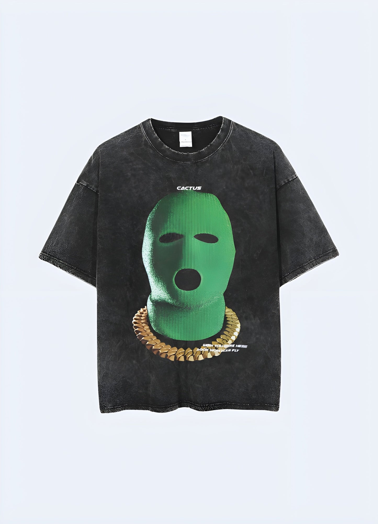 Trendy balaclava-inspired shirt with a unique and edgy design, perfect for fashion-forward individuals seeking a bold look in the canada.