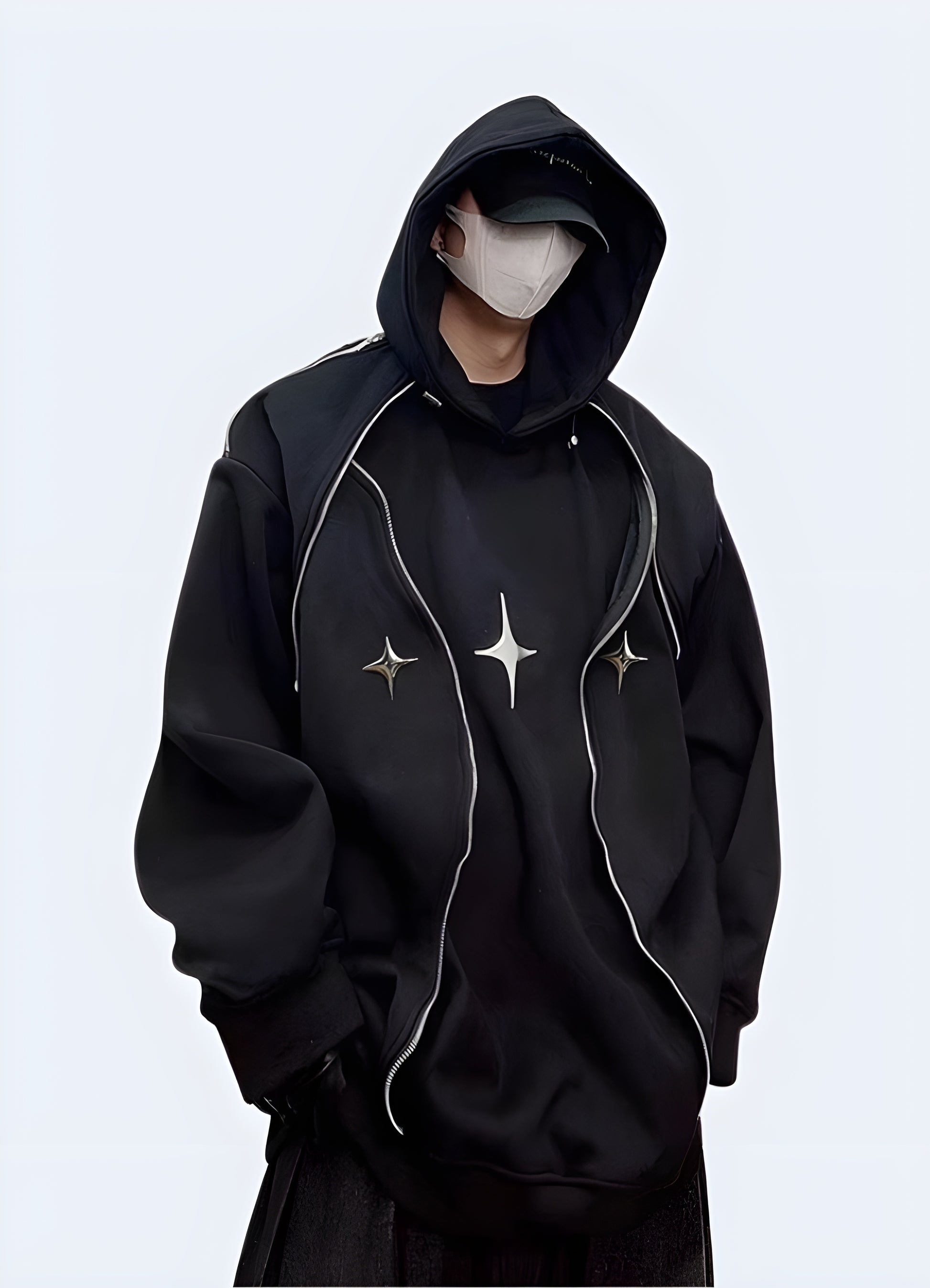 Innovative hoodie with built-in headphones, perfect for music lovers and tech enthusiasts in the Canada.