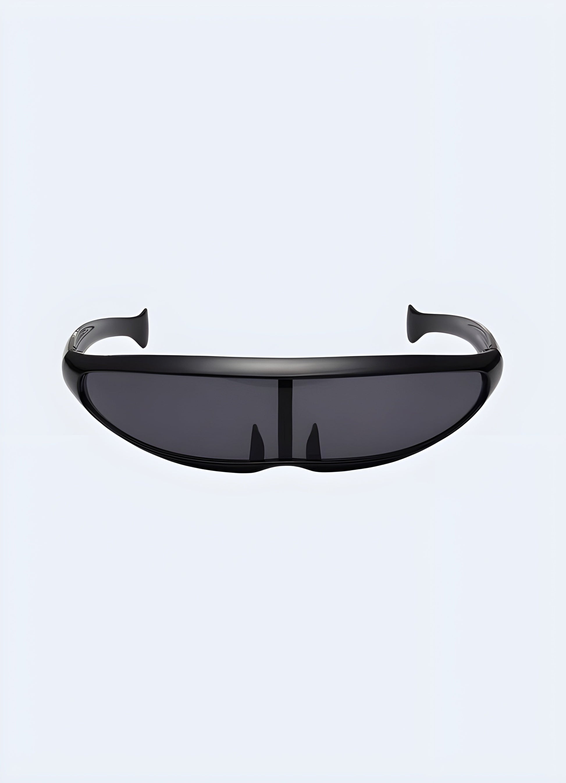 Sleek semi-rimless design, UV protection, and futuristic vibes inspired by anime make a bold statement.