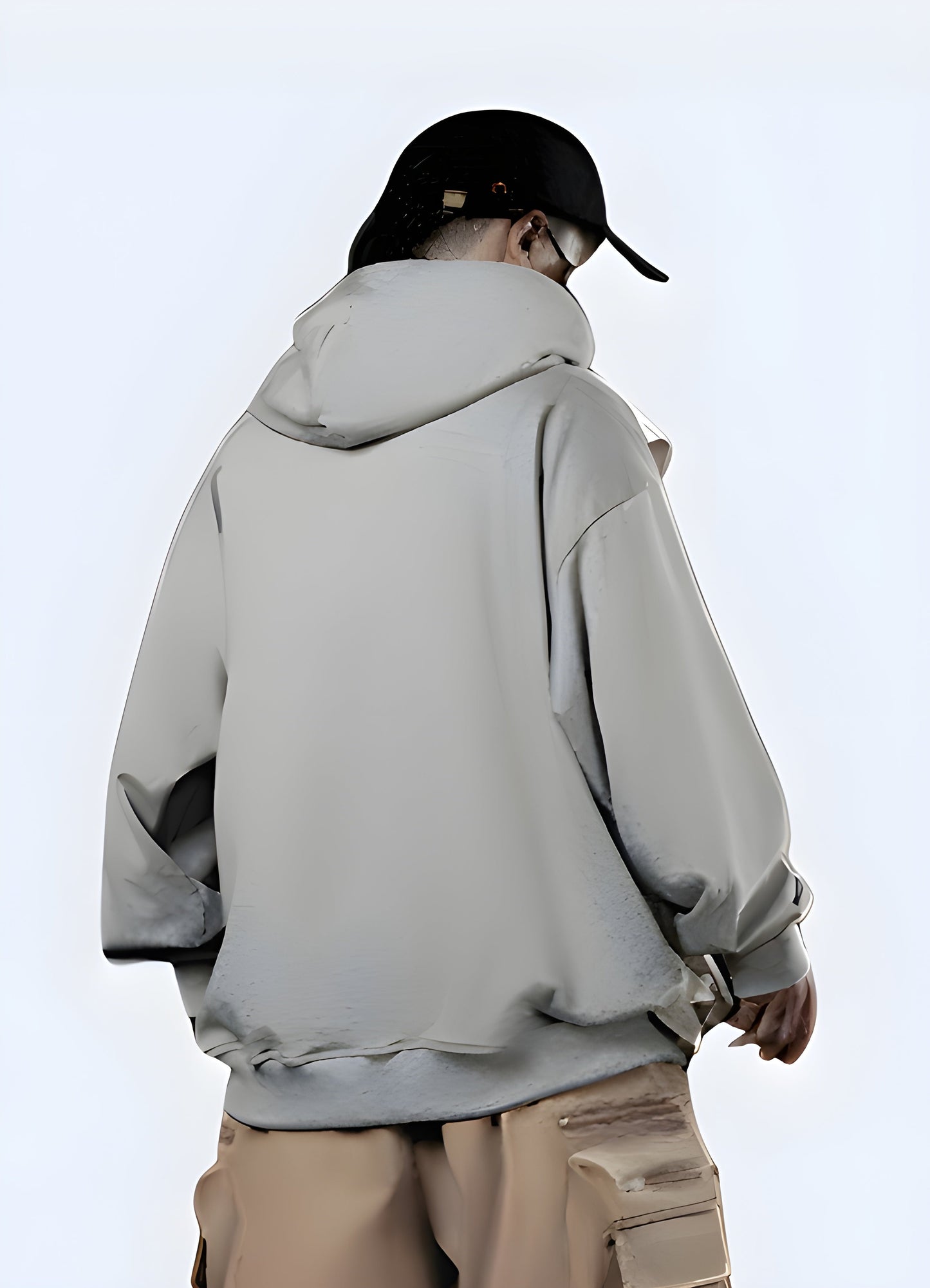 This techwear hoodie will protect you from the elements and complete your urban outfits.