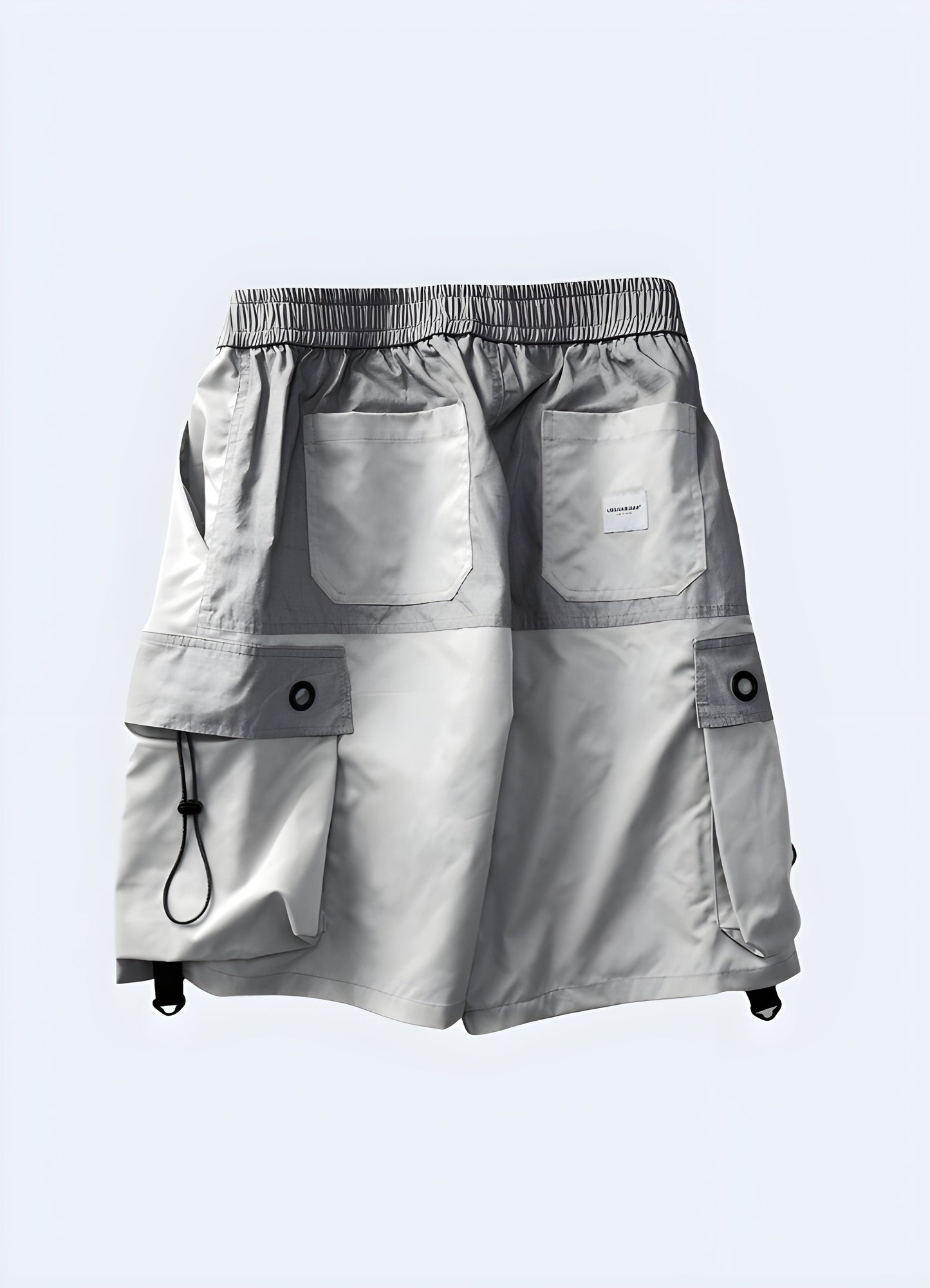 Male model showcasing the back view of men's jogger shorts, highlighting the relaxed fit and high-quality construction, ideal for the Canada active lifestyle enthusiast.