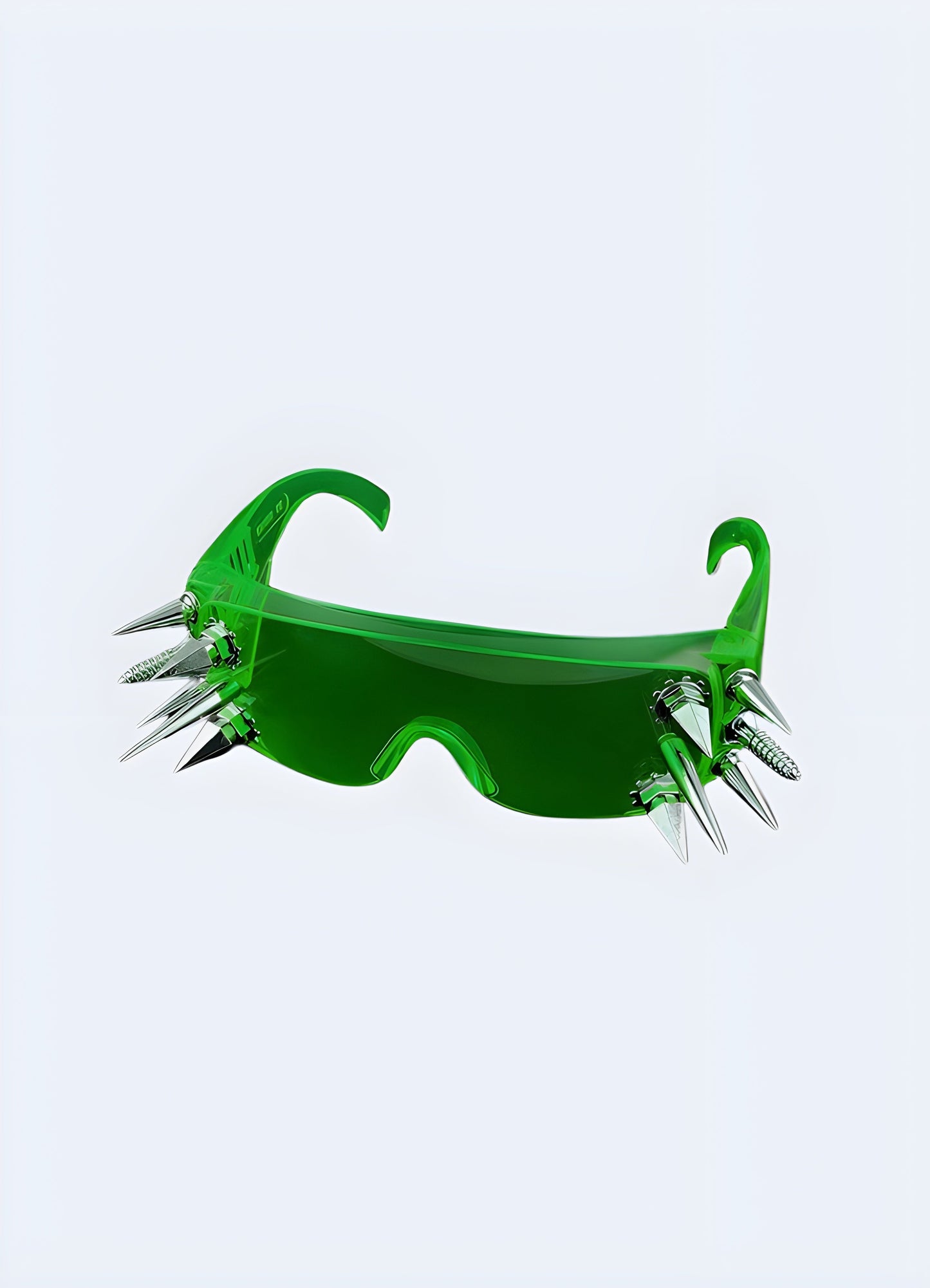 Bold frame, intricate rivets, and gradient lenses make a statement without compromise Canada.
