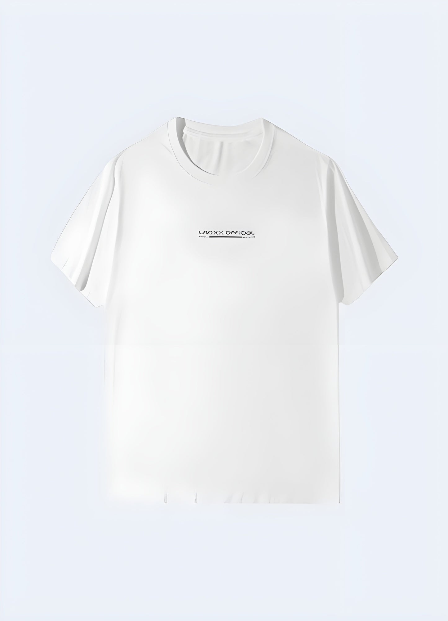 Sleek white sci-fi shirt with a modern and eye-catching design, perfect for those seeking a futuristic look in the canada fashion scene.