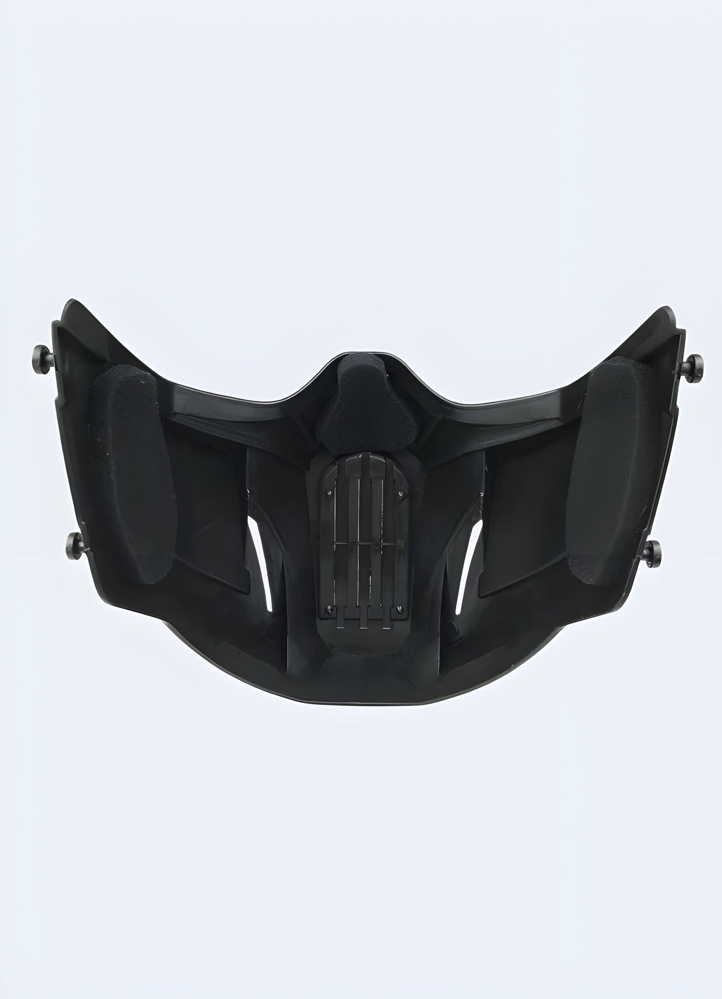 Back view of shadow infiltrator mask showing its ergonomic design and adjustable features Canada.