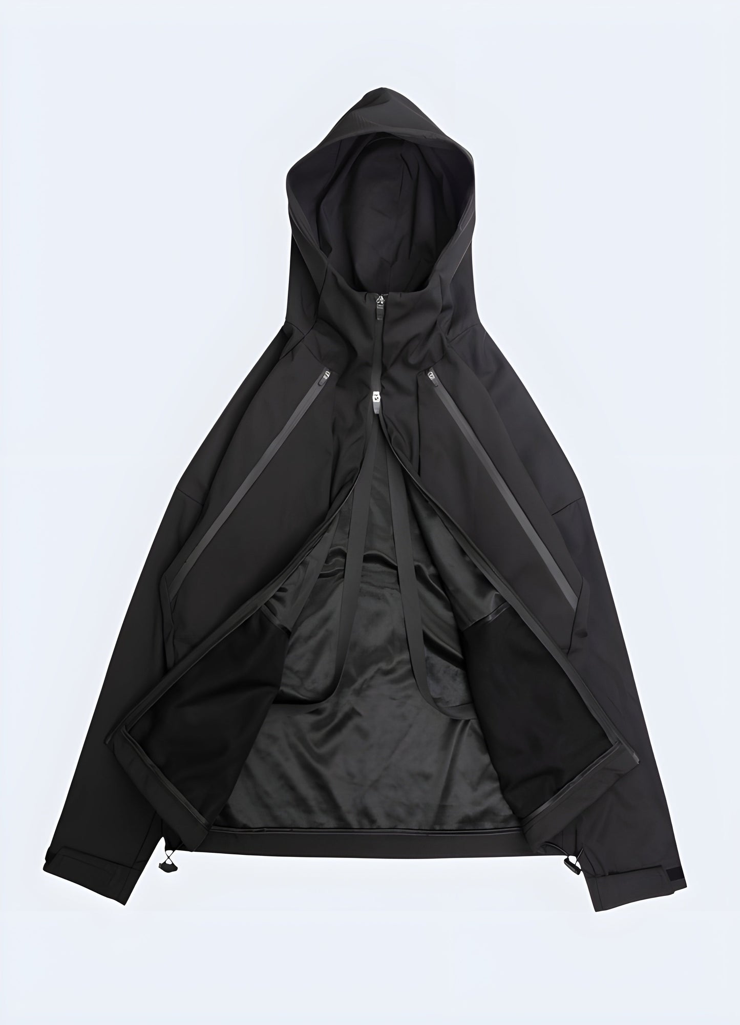 Front view of a high-performance tactical softshell jacket, featuring multiple utility pockets and a streamlined design, perfect for Canadian outdoor enthusiasts and professionals who demand functionality and style.