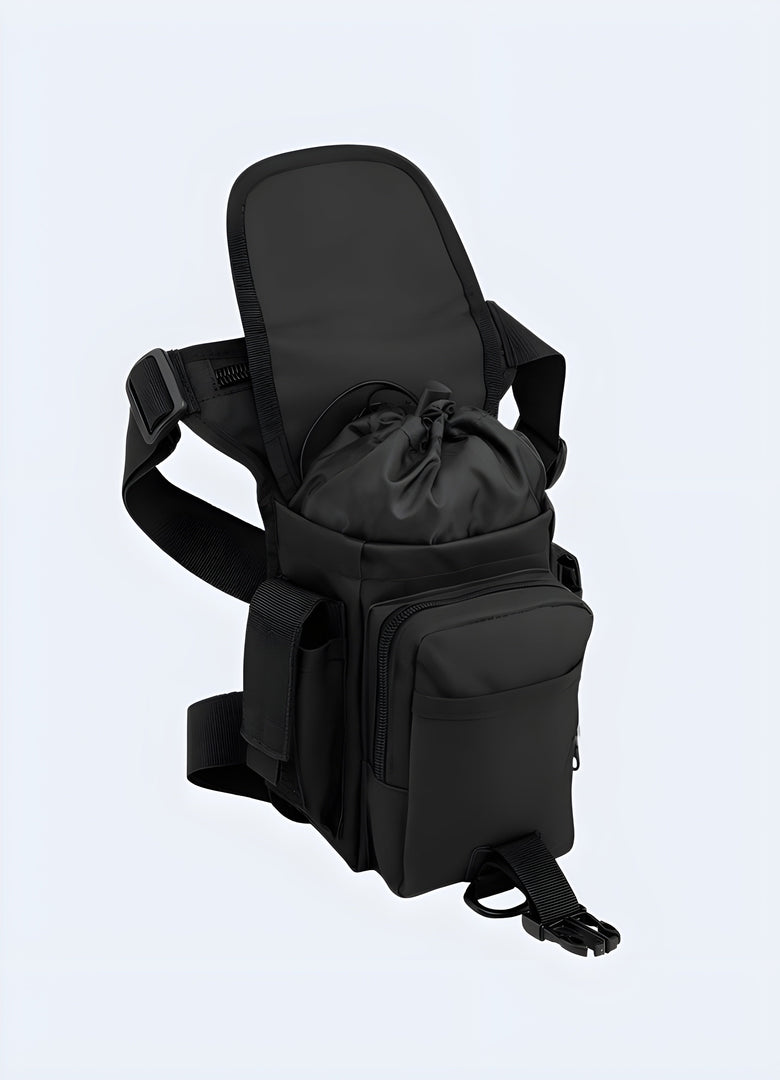 This nylon bag is waterproof and perfect for taking on outdoor adventures or motorcycle rides Canada.