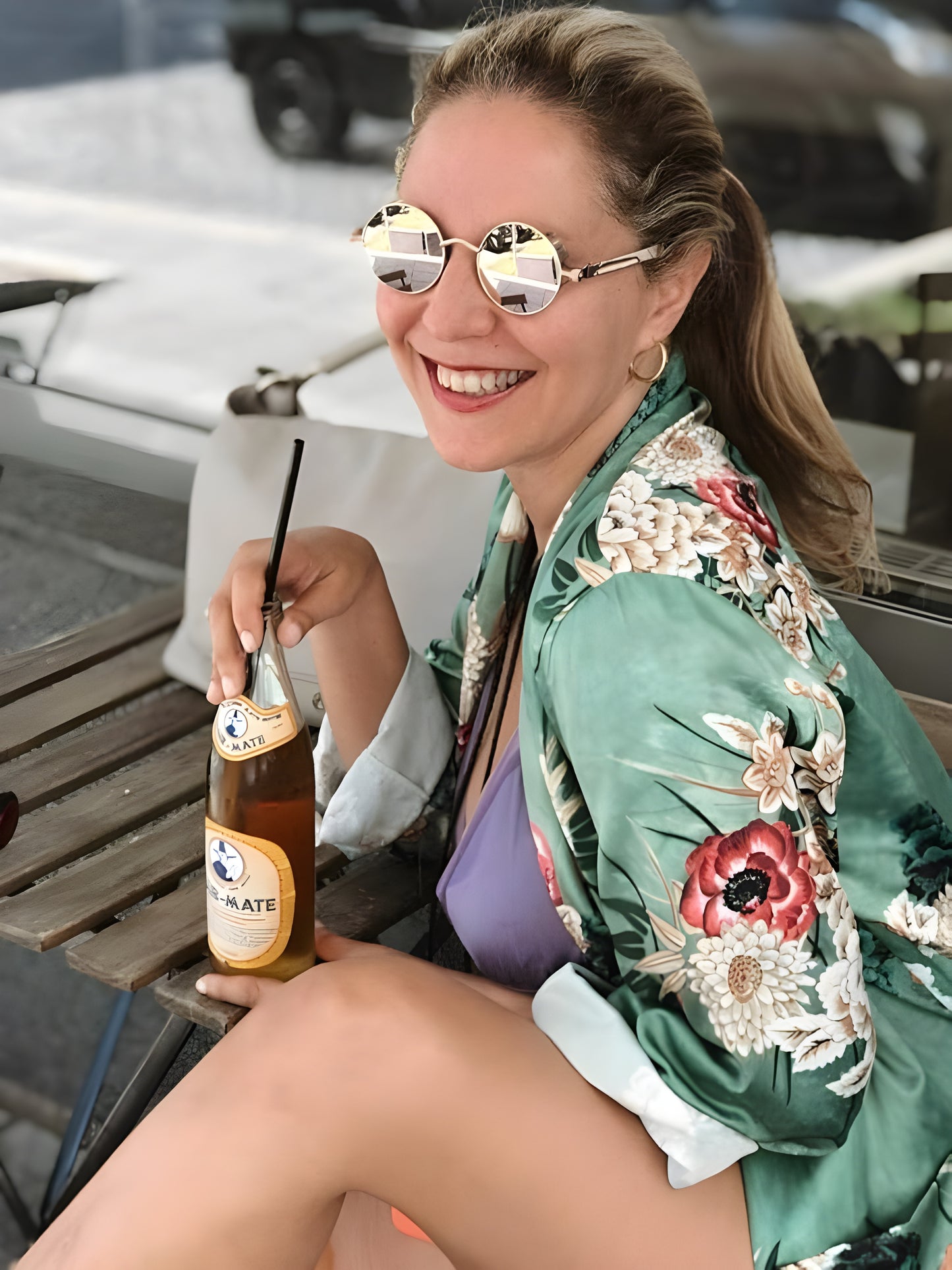 Step back in time with the circle retro sunglasses silver grey Canada.