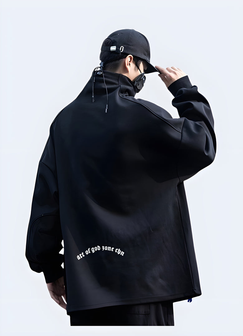 Art of God Disorder hoodie in back view, showcasing its distinctive graphics and detailed design available in Canada.