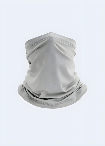 This half-face balaclava doubles as a neck warmer, offering head and face coverage in one in Canada. 