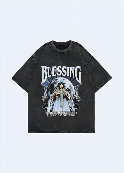 Stylish blessing t-shirt with a positive and uplifting message, perfect for spreading good vibes and showcasing your faith in the canada.