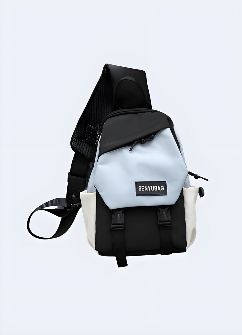 The bag is compact and features multiple compartments, ideal for carrying essentials while maintaining a trendy appearance Canada.