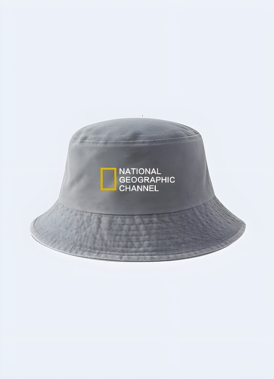 This grey cyberpunk bucket hat blends minimalist design with edgy techwear vibes—perfect for a standout urban look.