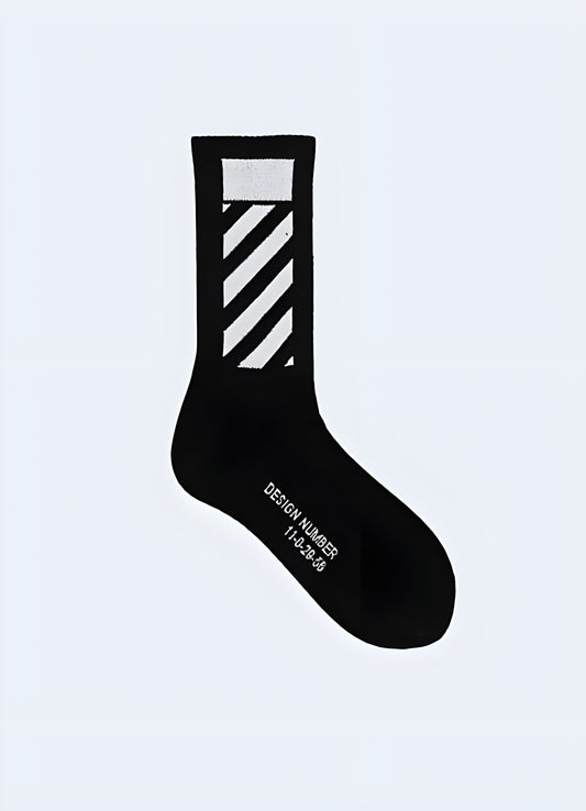 Cyberpunk-inspired socks with edgy designs and high-tech aesthetics, perfect for sci-fi fans and fashion-forward individuals in the Canada.