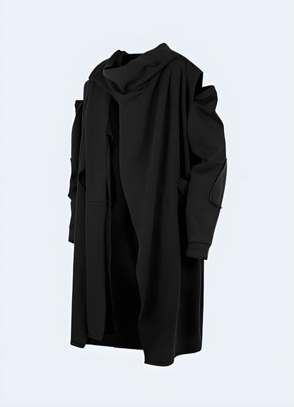 Dune cyberpunk hoodie in front view, showcasing its innovative design and cutting-edge style available in Canada.