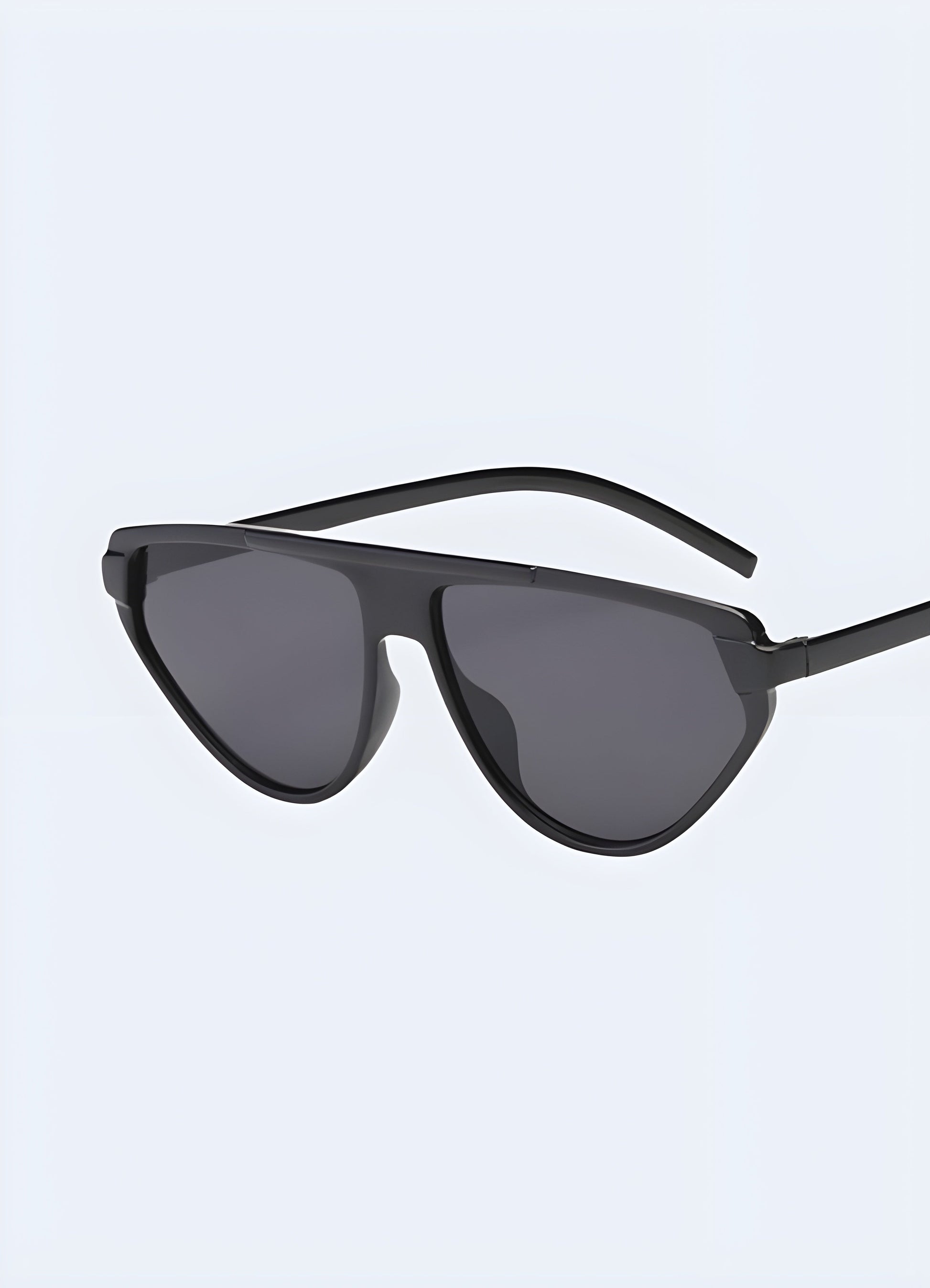 Scratch and impact resistant lenses unisex styling flat top sunglasses Canada.