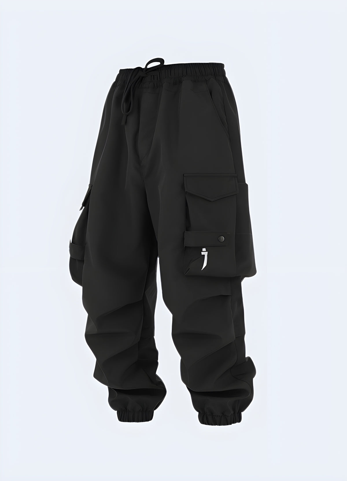 Close-up of the cargo leg pocket on the Techwear Ninja Pants
