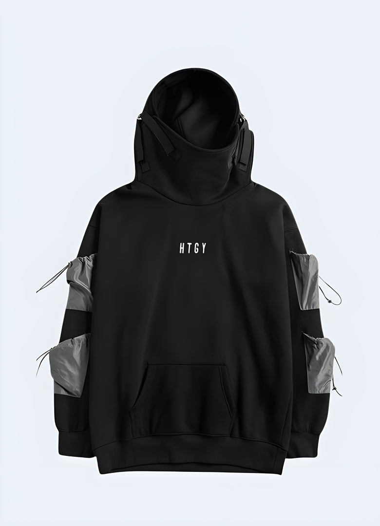 HTGY hoodie front view available in Canada, highlighting its stylish and modern look.
