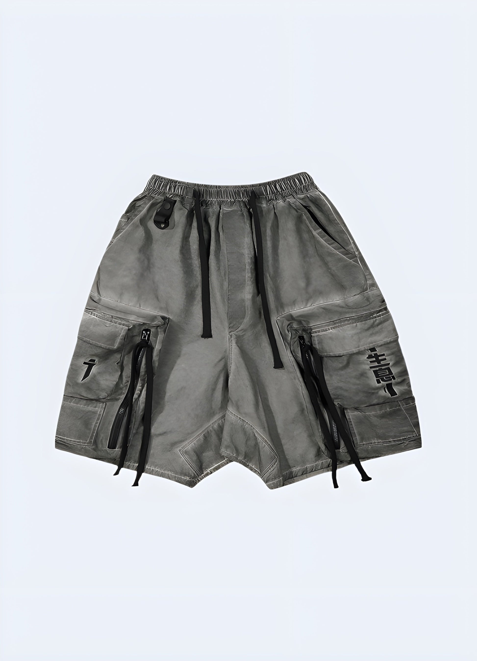 Rugged industrial cargo shorts for man, designed for durability and functionality in the work environment.