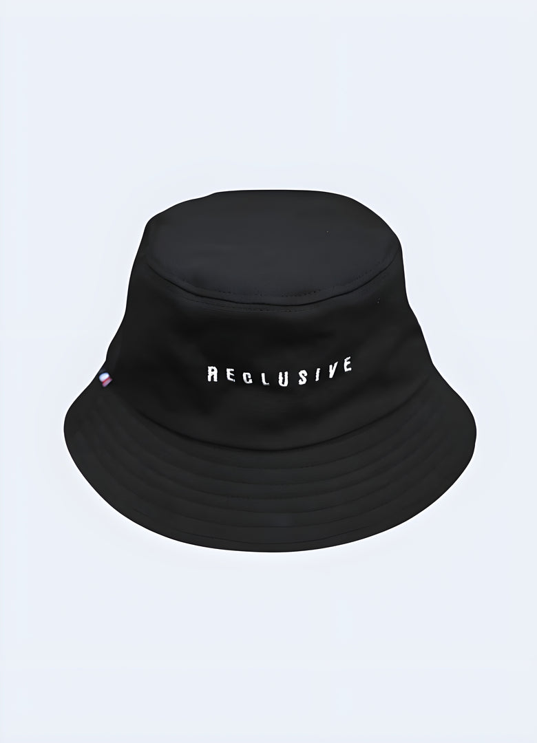 At first glance, the pristine white Kanji lettering that graces the front of the hat reveals its true identity Canada.