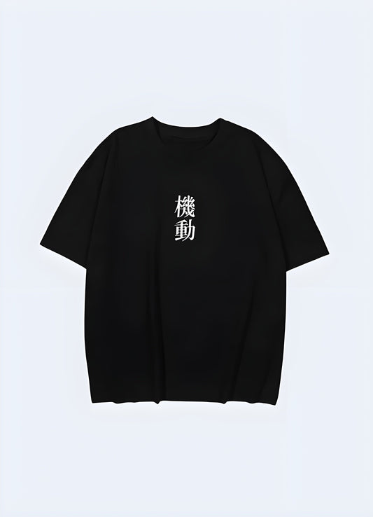 Stylish Japanese kanji t-shirt featuring authentic Japanese characters, perfect for fans of Japanese culture and fashion in the canada.