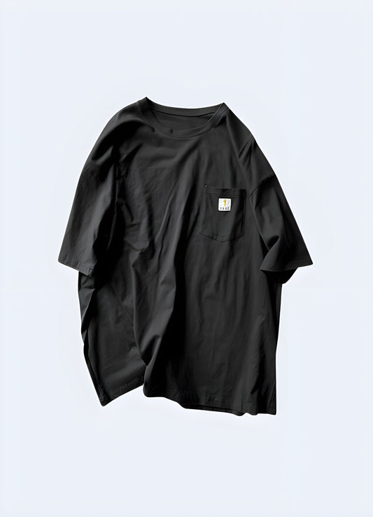 Stylish Japanese-inspired oversized shirt with a relaxed fit, perfect for fashion enthusiasts seeking a trendy and comfortable look in the canada.