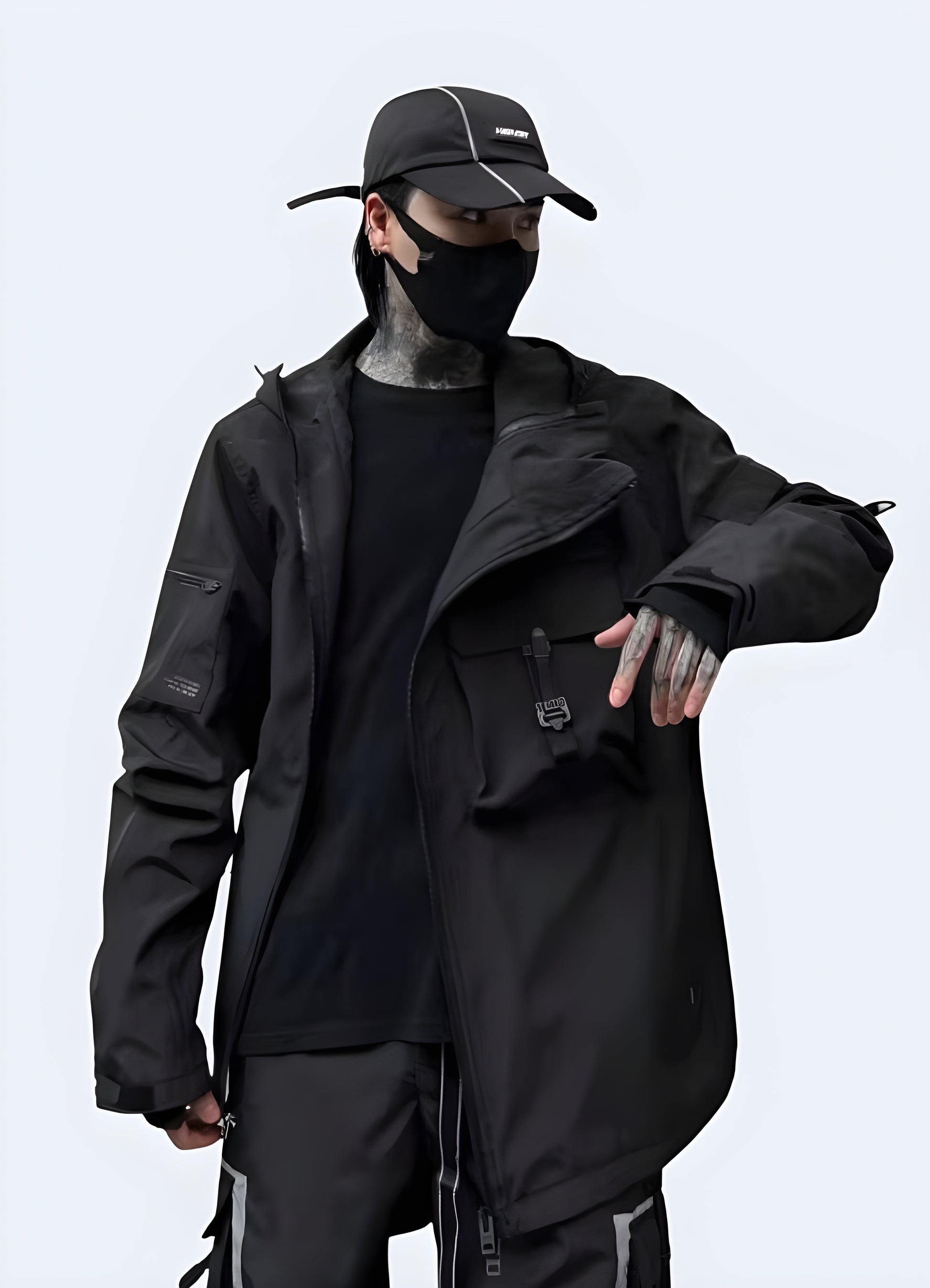 Kanji windbreaker perfect for staying stylish and comfortable in all weather conditions.