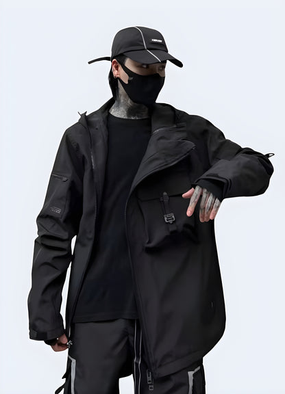 Kanji windbreaker perfect for staying stylish and comfortable in all weather conditions.