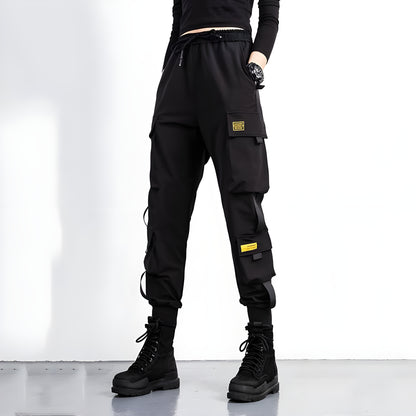 Korean techwear pants available in Canada, featuring a modern and functional design.