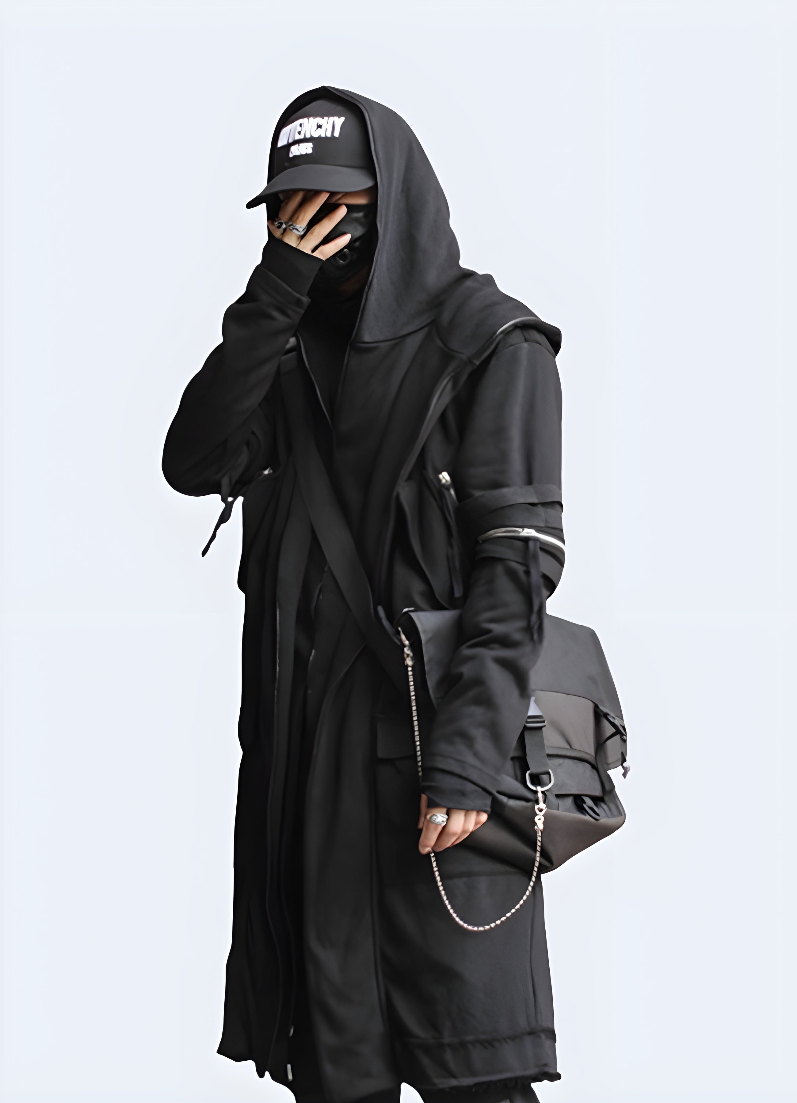 Techwear long coat online