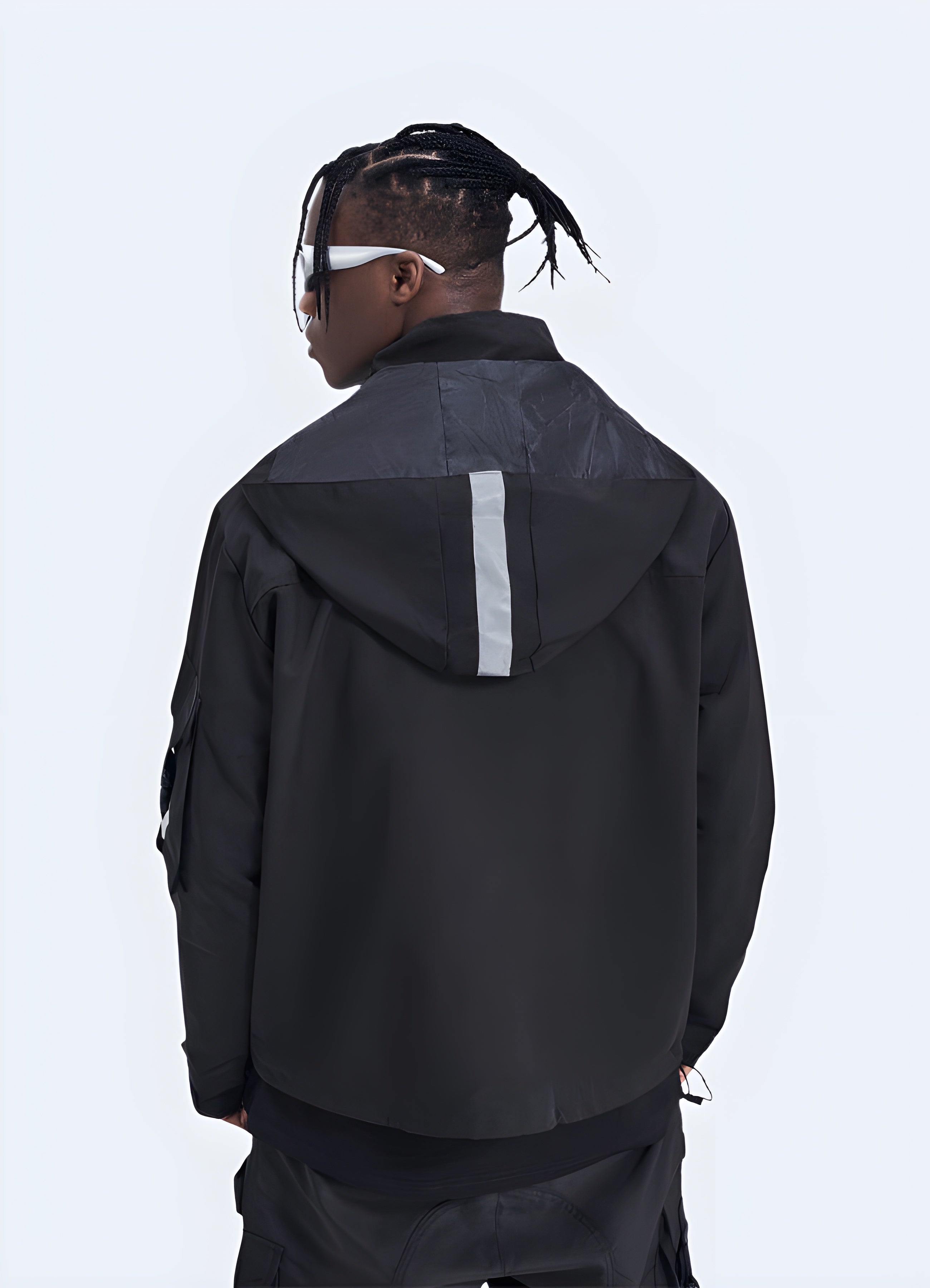 Black Techwear Jacket 2XL