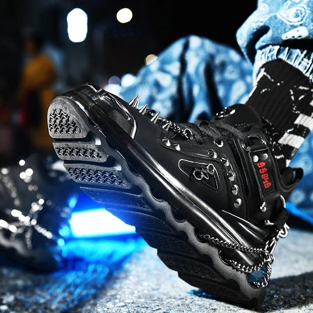 Black Goth Sneakers Techwear Canada Black goth sneakers techwear canada
