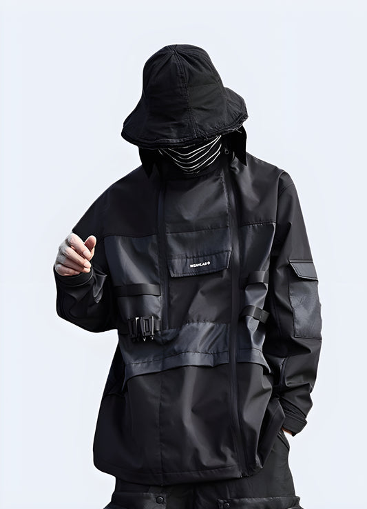 Cutting-edge modern ninja windbreaker, designed for stylish protection against the elements in Canada.