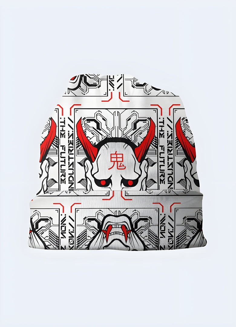 This Oni hat presents a striking fusion of comfort and style Canada.