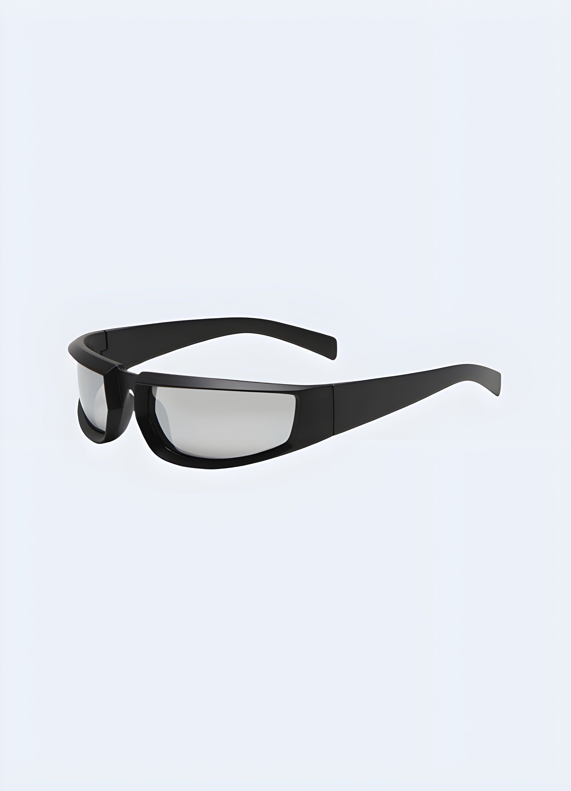 Retro punk sunglasses with grey lenses, offering a stylish and nostalgic look, viewed from the front in the Canada.