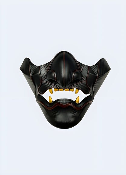 Unleash the power of the samurai spirit with this fierce oni mask Canada.