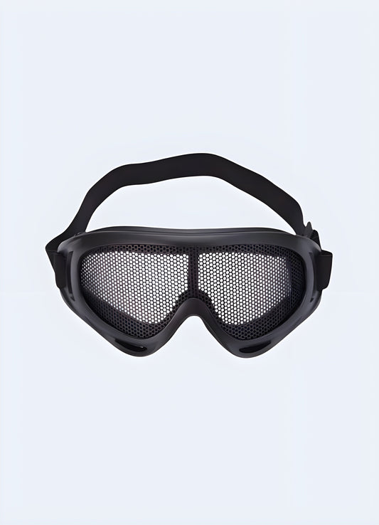 Edgy futuristic protective goggles smoked lens for mysterious look Canada.