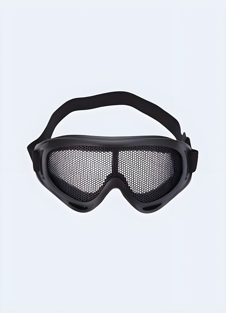 Edgy futuristic protective goggles smoked lens for mysterious look Canada.