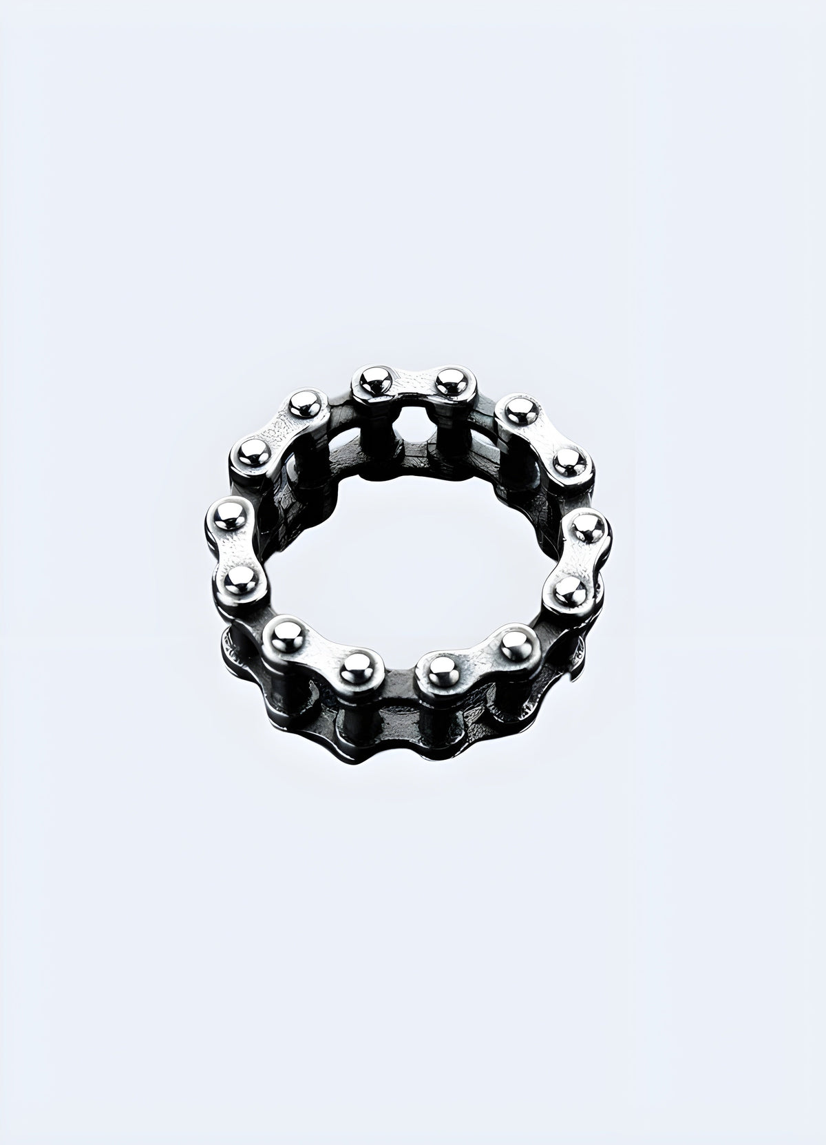 Accessory Rings Chain Silver Mechanical Chain Ring – Techwear Canada