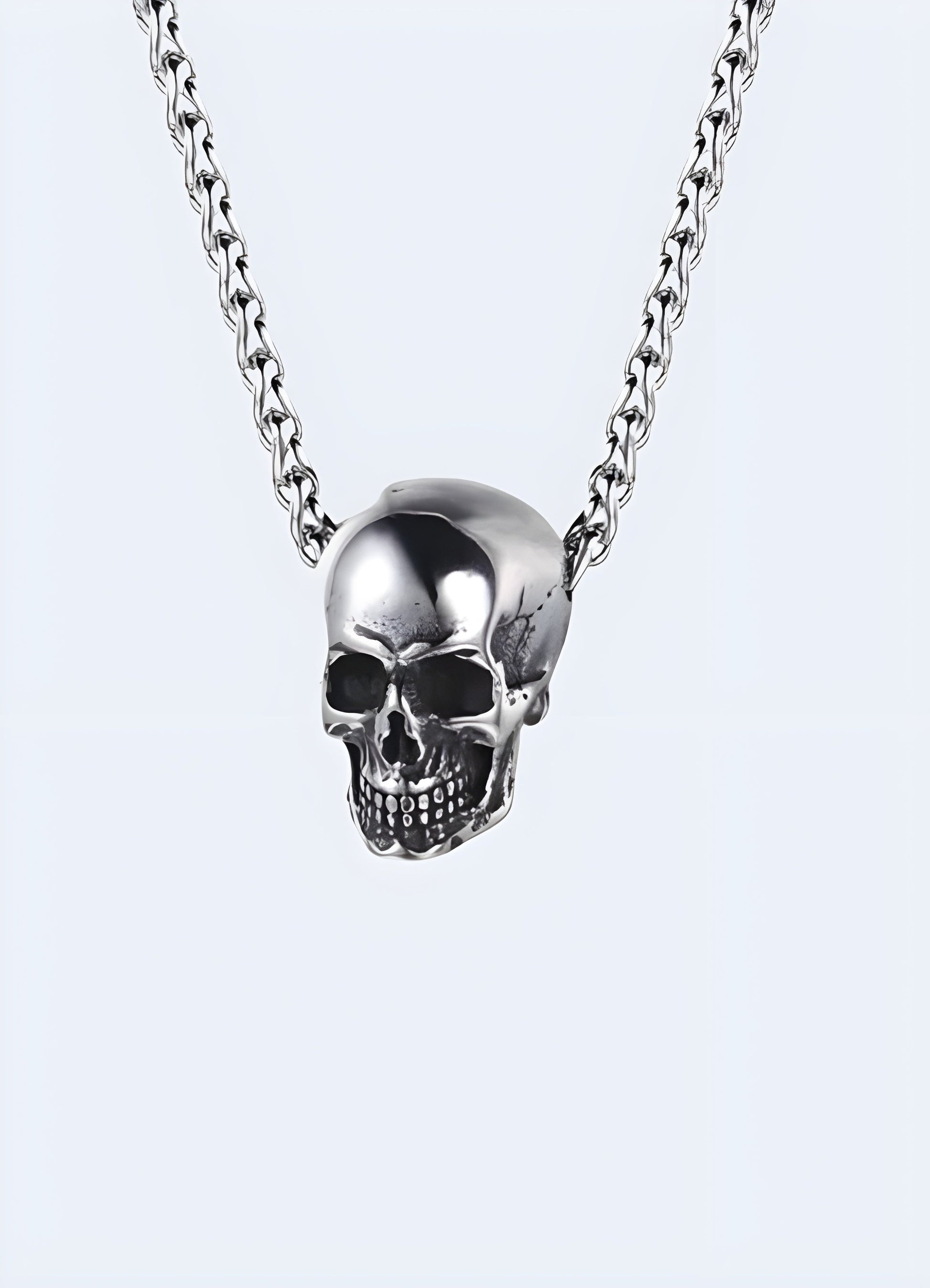 Proudly wear this skull necklace, symbol of your reckless spirit Canada.