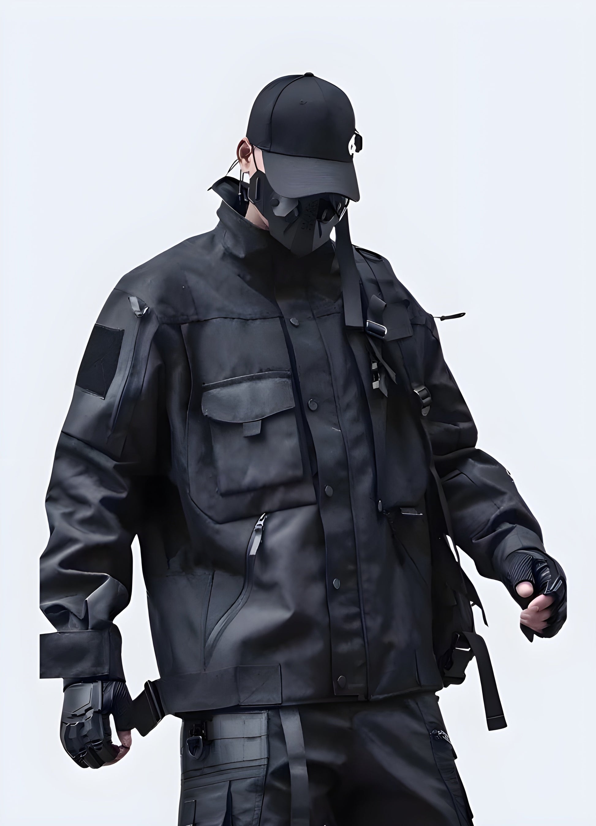 Tactical bomber jacket designed with advanced features and durable materials, ideal for urban exploration, outdoor adventures, and everyday wear in Canada's diverse environments.