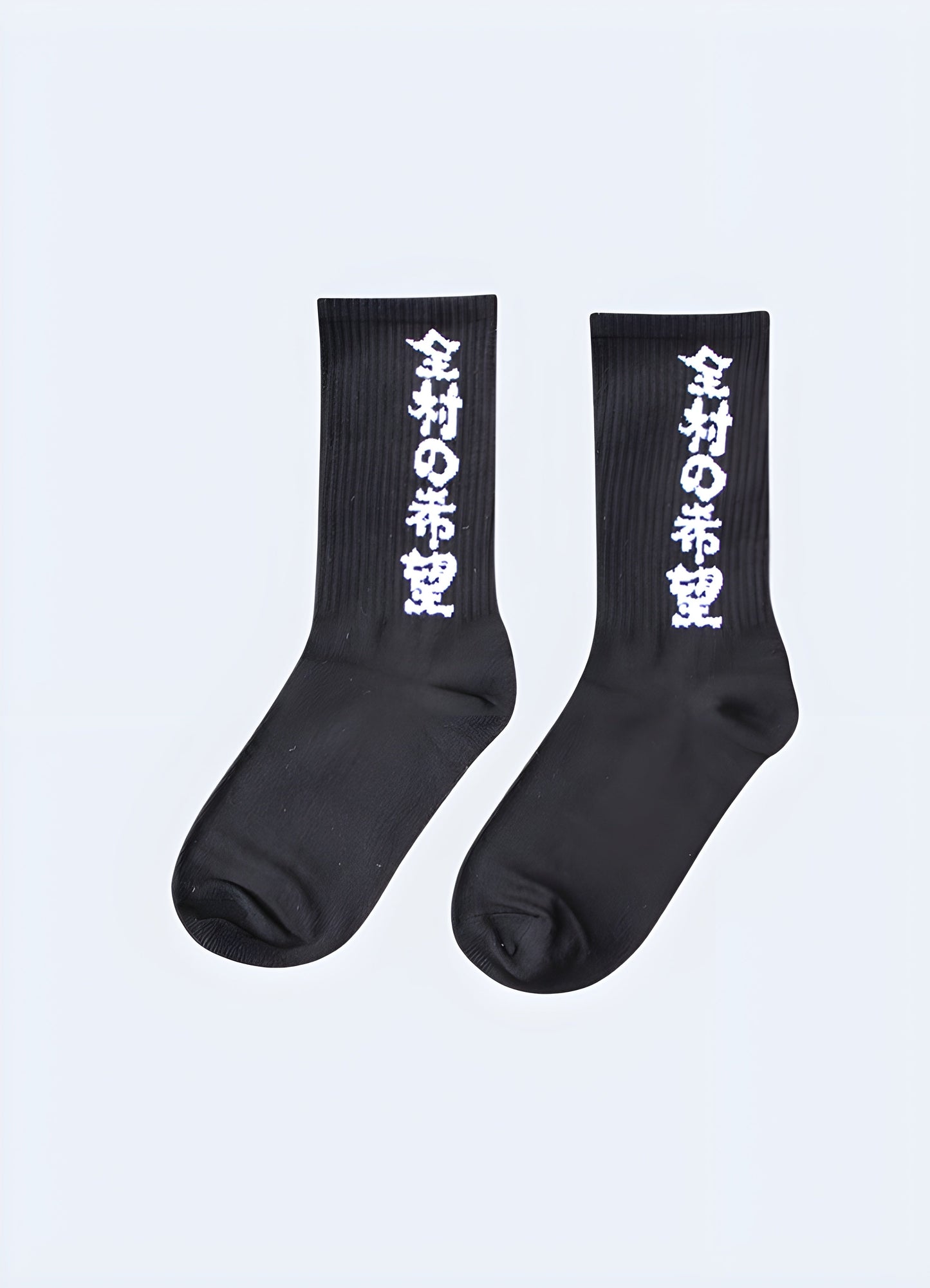 Authentic tech cotton crew socks Japanese culture in premium cotton socks black Canada.