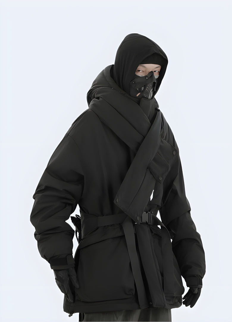 Technical winter jacket engineered with advanced materials and innovative features to provide ultimate protection and warmth in Canada's harsh winter conditions, ideal for outdoor adventures and urban exploration.
