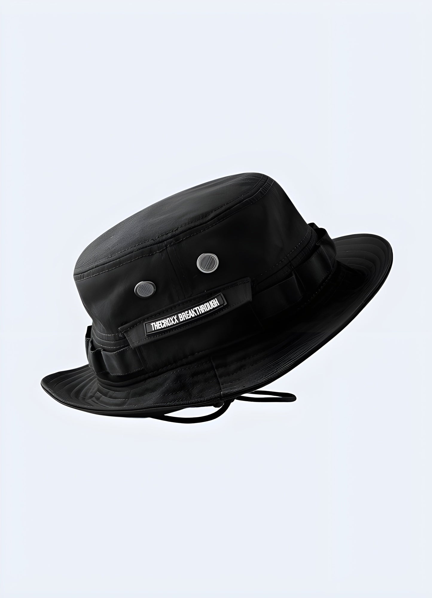 This bucket hat integrates seamlessly with your casual techwear outfits Canada.