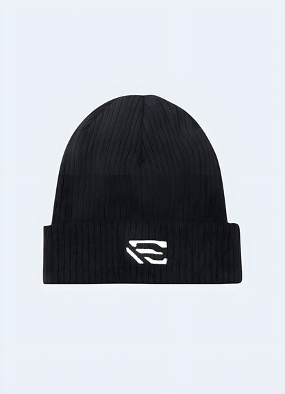 Techwear knit beanie in the Canada, featuring a stylish and functional design perfect for cold weather.