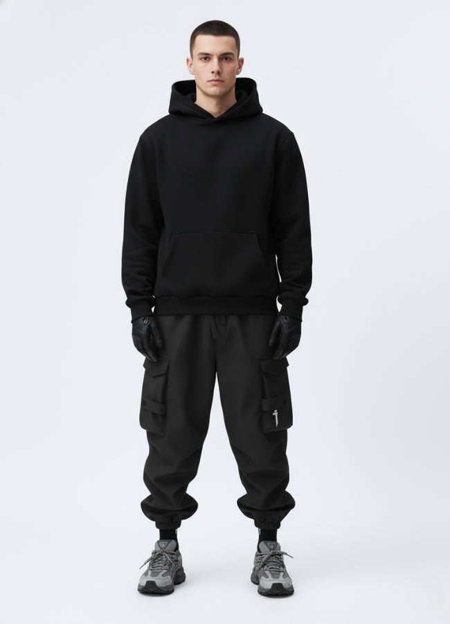 Waist and hip detail of the Techwear Ninja Pants cargo pants