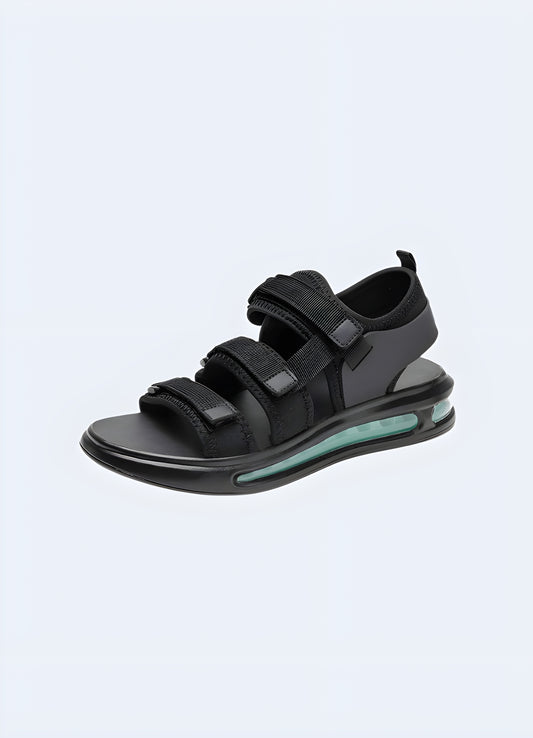 Techwear sandals casual style available in Canada, offering a blend of comfort and modern design.