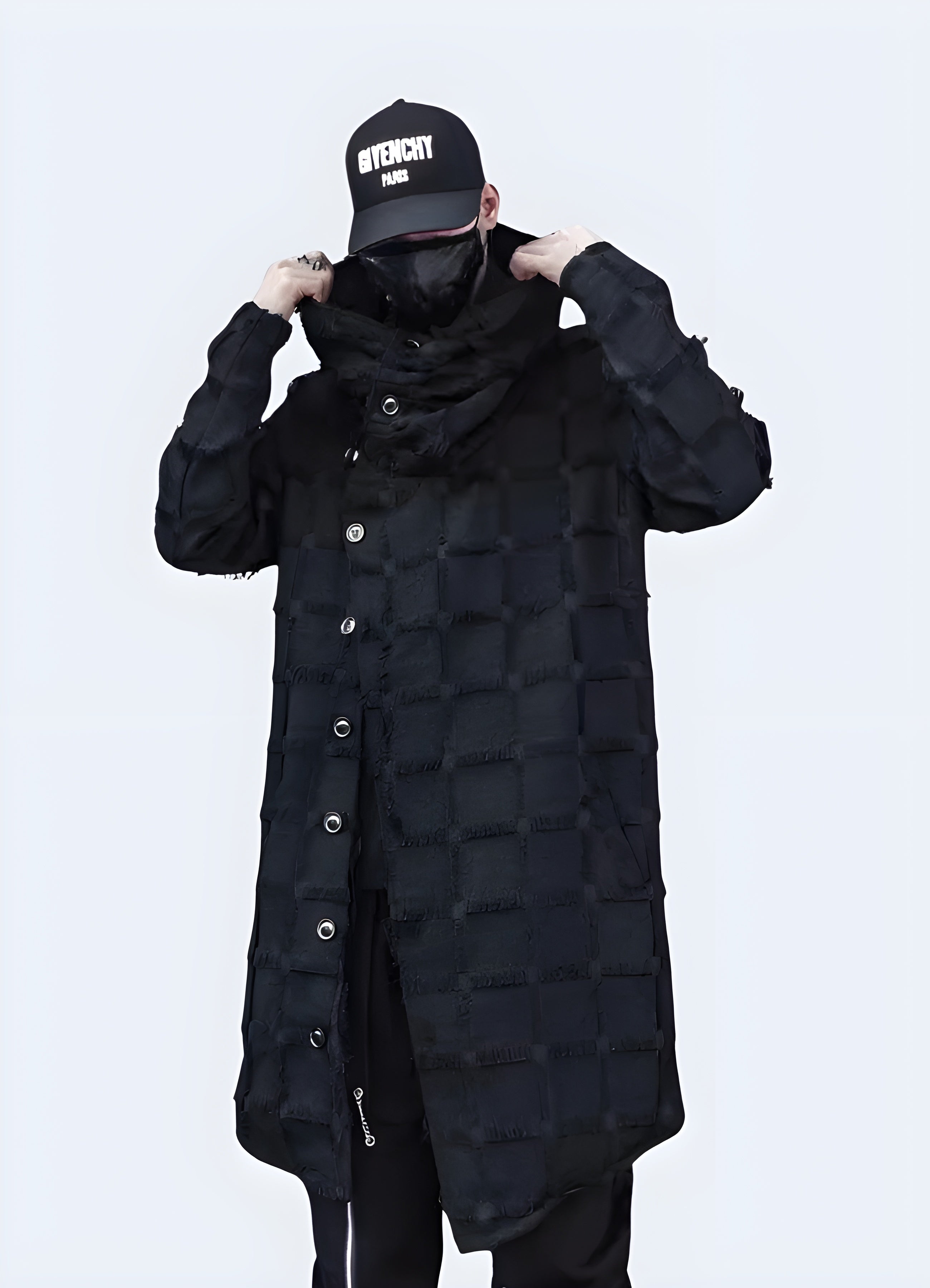 Trench Coat With Turtleneck Techwear Canada