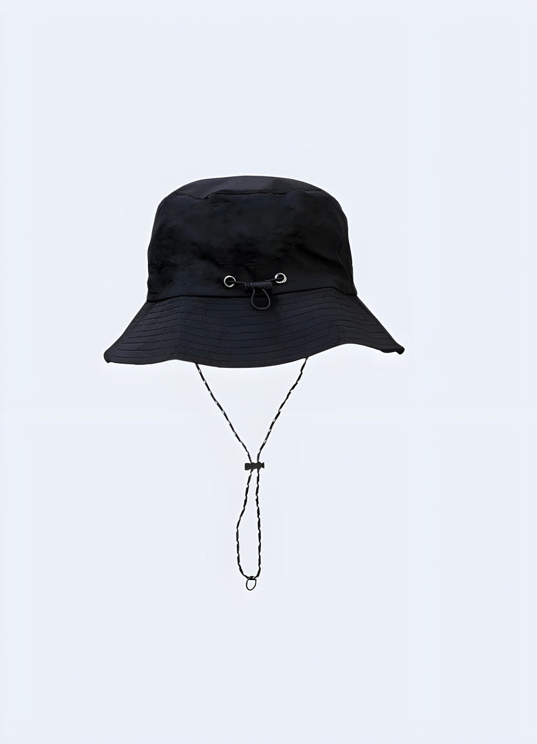 Embrace the fusion of advanced material science and contemporary fashion with our waterproof bucket hat.