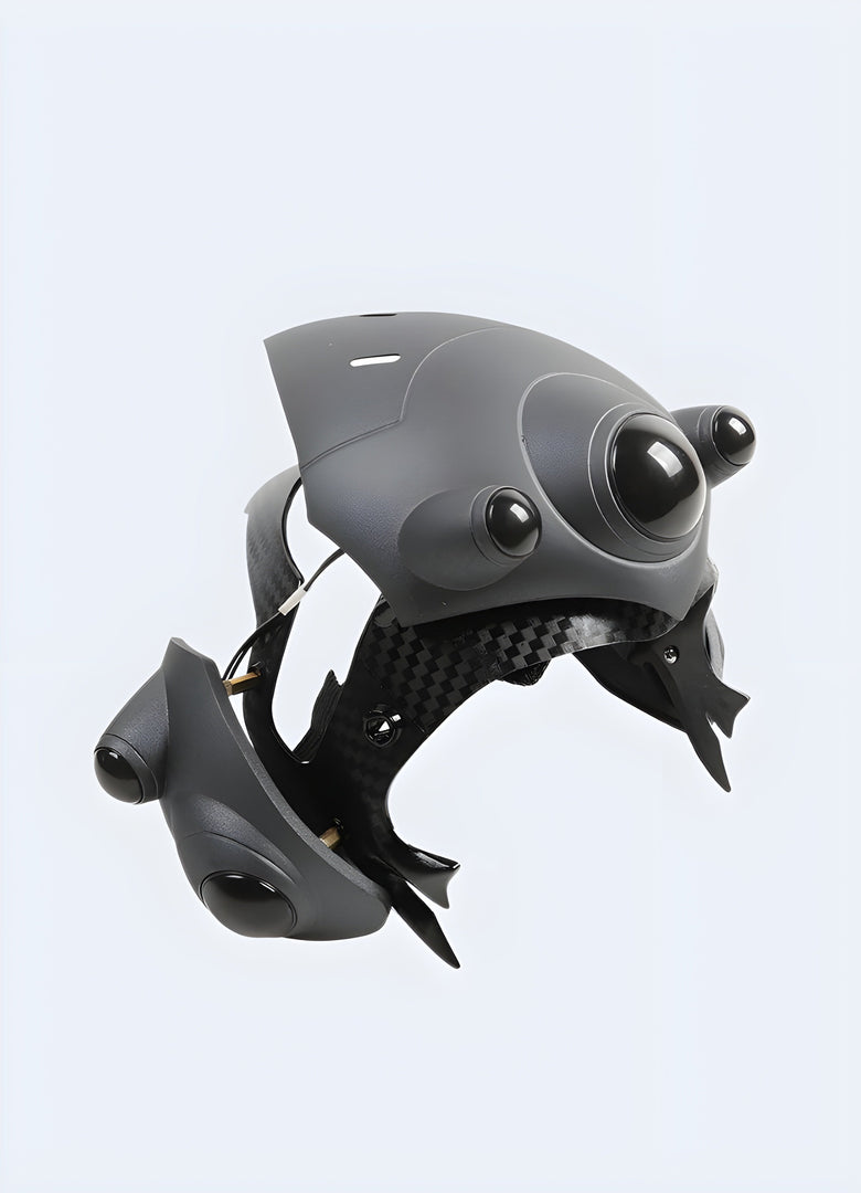 Side view of the Widowmaker mask, featuring its distinctive design and style, available in Canada.