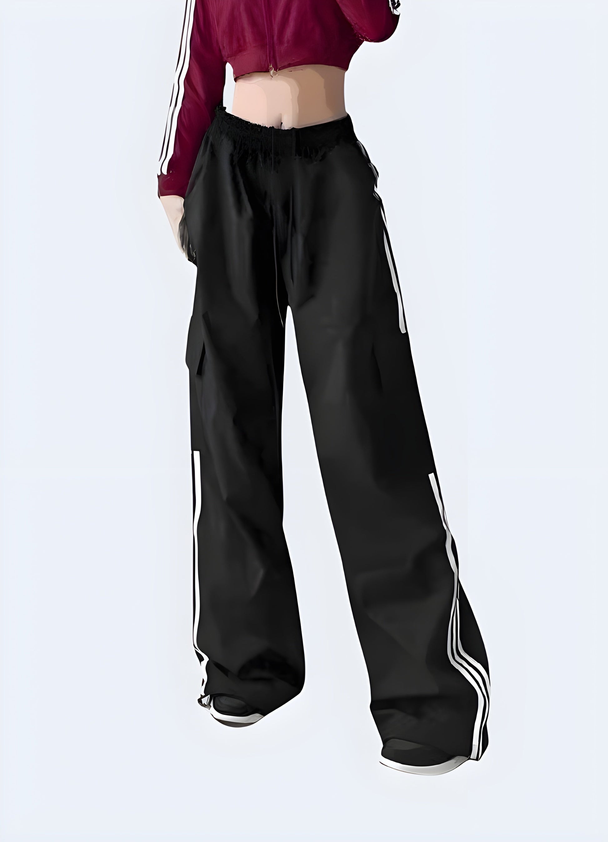 Edgy and functional women's techwear streetwear pants, perfect for urban fashion and everyday wear in the Canada.